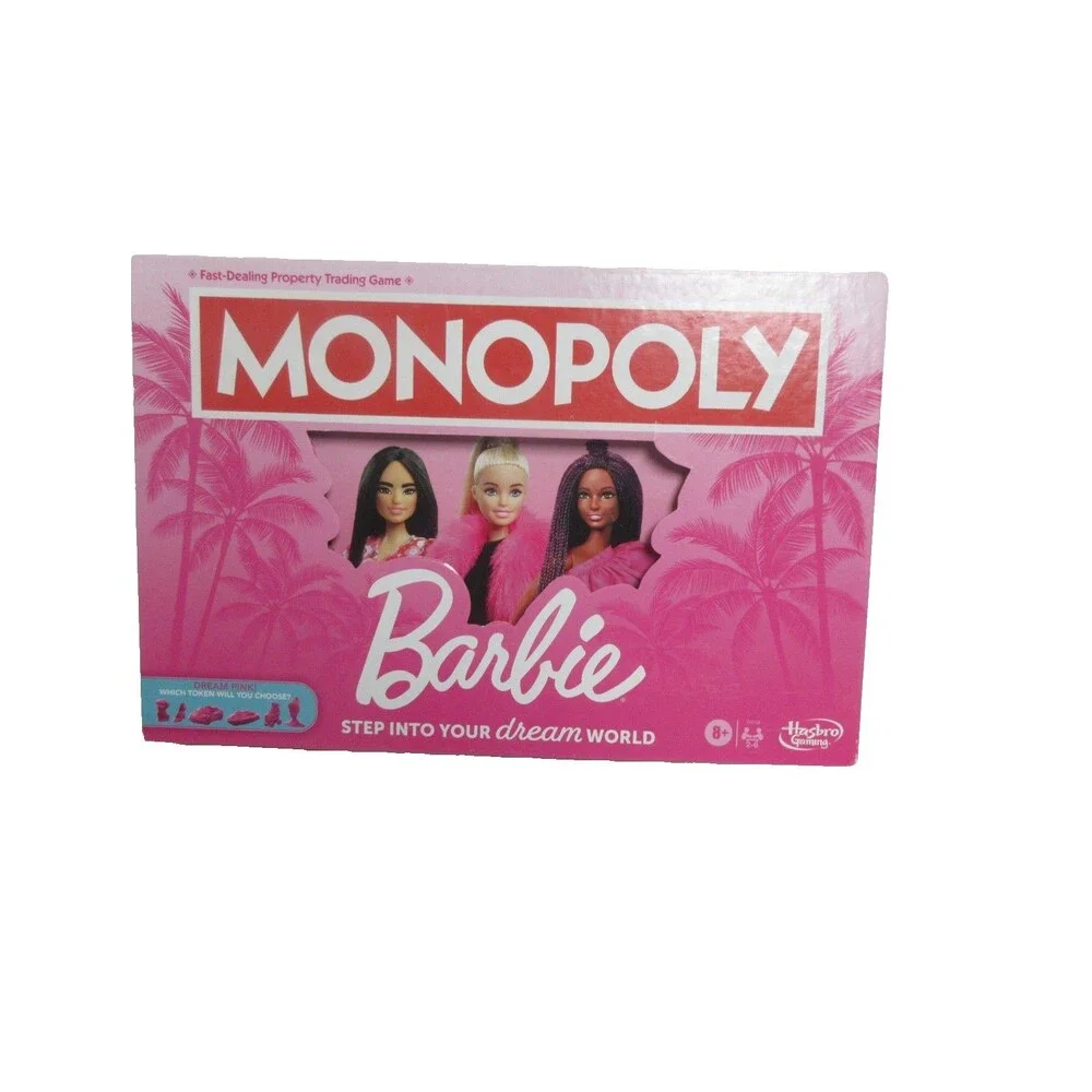 Monopoly Barbie Edition Board Game Step Into Your Dream World